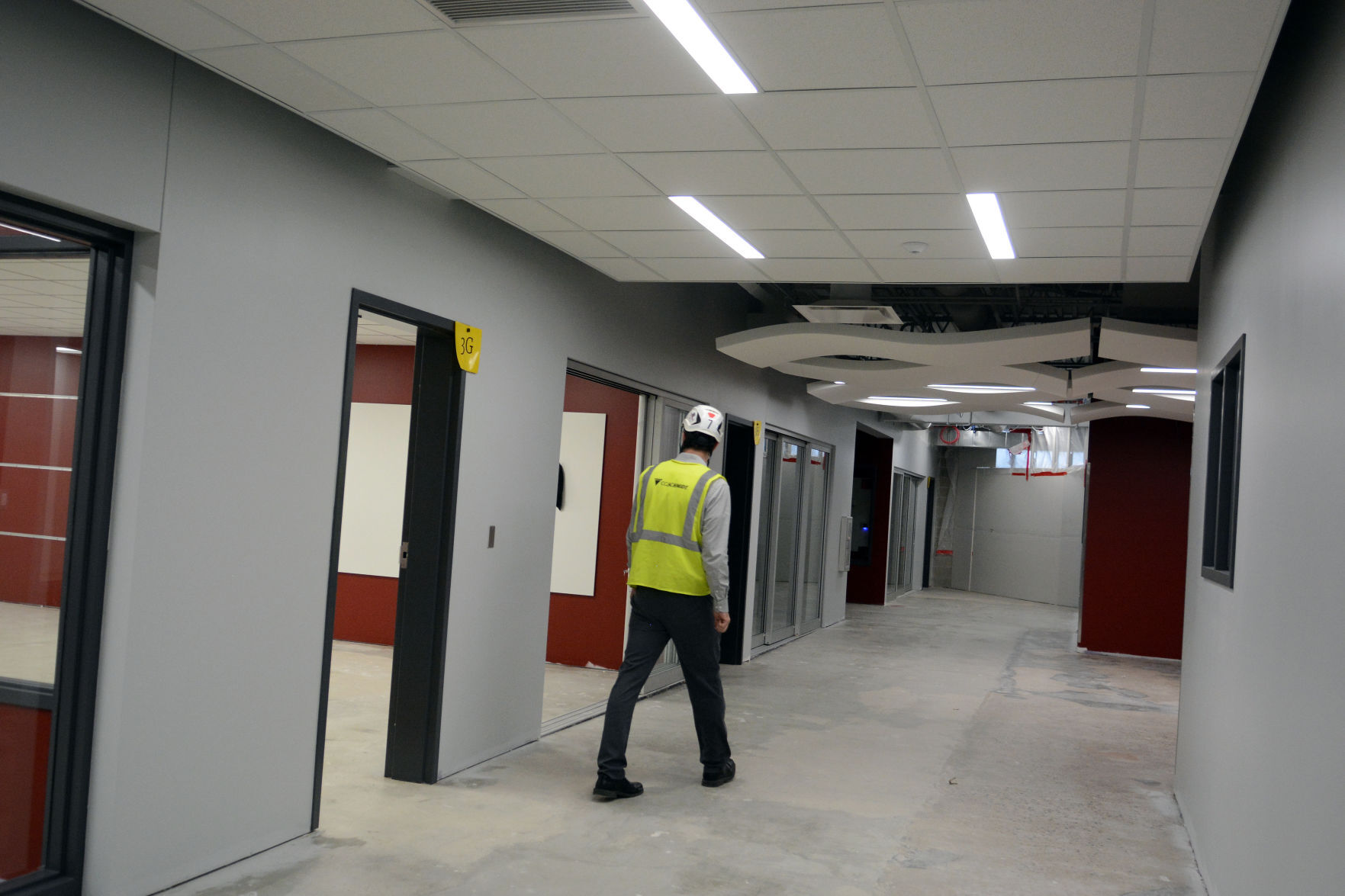 Baraboo school construction tour May 3, 2021